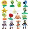 JHESAO 15 PCS Plants & Zombies PVZ Plush Zombies & Plants Set - Soft Stuffed Dolls & Plushies - New view 1