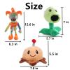 JHESAO 15 PCS Plants & Zombies PVZ Plush Zombies & Plants Set - Soft Stuffed Dolls & Plushies - New view 3