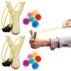 2 Pc Sling Shot Wooden Toy Catapult Slingshot Classic Antique Gift Party Favor view 3
