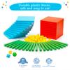 Simply magic 141 PCS Base Ten Blocks for Math - Math Manipulatives K-3, Unit Blocks 1st 2nd 3rd Grade, Counting Blocks - Kindergarten Set, Math Blocks Ones Tens Hundreds, Place Value Number Cubes view 3