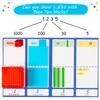 Simply magic 141 PCS Base Ten Blocks for Math - Math Manipulatives K-3, Unit Blocks 1st 2nd 3rd Grade, Counting Blocks - Kindergarten Set, Math Blocks Ones Tens Hundreds, Place Value Number Cubes view 4