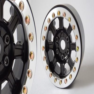 SSD RC 1.9" Warrior Beadlock Wheels (Black) (2)