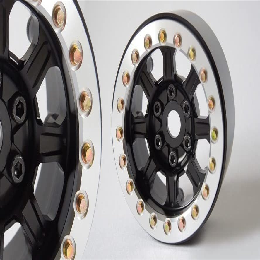 SSD RC 1.9" Warrior Beadlock Wheels (Black) (2)