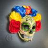 Spider Day of the Dead Halloween Skull Mask Skeleton Day of the Dead Costume Masks Masquerade Mask Dia de los Muertos Headpiece Halloween Costume Party Skeleton Mask view 2