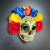 Spider Day of the Dead Halloween Skull Mask Skeleton Day of the Dead Costume Masks Masquerade Mask Dia de los Muertos Headpiece Halloween Costume Party Skeleton Mask view 3