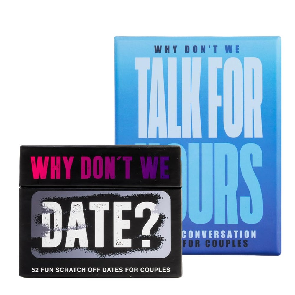 Why Don't We Date Night Bundle for Couples - Date Night Ideas and Games for Couples to get to Know Each Other Better and Have More Fun.