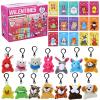 28 Pack Valentines Day Gift Cards for Kids with Mini Animal Plush Toys Keychains,Stuffed Animal for Students Classroom Exchange,Valentines Party Favor Supplies,Game Prizes,Gift for Toddlers Girls Boys view 1