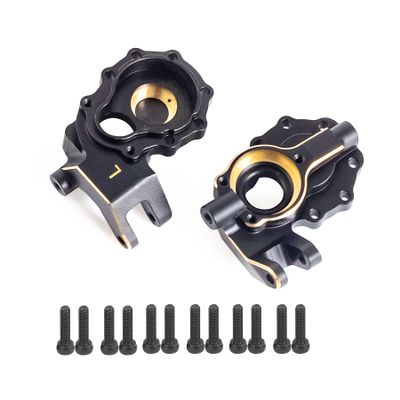 Brass Counter Weight Black Coating TRX4 Portal Axle Housing for 1/10 RC Crawler TRX6 TRX-4 Bronco Defender Upgrade (Portal Housings Inner)