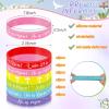 Deekin 36 Pcs He Is Risen Bracelets Bulk Easter Egg Stuffers Basket Filler Religious Silicone Bracelet Bible Rubber Bracelet Cross Catholic Exchange Gifts for Aldults Festival Spring Festival view 2