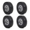 RCAWD 1.3in Beadlock Wheel Rim Tires for FMS 1/24 FCX24 1/18 and Axial 1/24 SCX24 MOGRICH Series Upgrades Part view 1