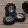 RCAWD 1.3in Beadlock Wheel Rim Tires for FMS 1/24 FCX24 1/18 and Axial 1/24 SCX24 MOGRICH Series Upgrades Part view 4