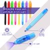 WEST STORY 16PCS Invisible Ink Spy Pen Magic Pens for Kids Magic Party Favors, Invisible Ink Pen for Writing Secret Message, Spy Party, Kids Party Favors view 2