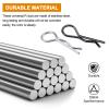 HobbyPark 150 Pieces Universal Bent RC Body Clips Car Clips Silver & Black R Clips for All 1/10 1/12 Scale Redcat HPI Tamiya HSP Exceed RC Car Parts Truck Buggy Shell Replacement view 4