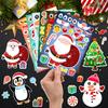 36 Sheets Christmas Stickers for Kids Make Your Own Christmas Stickers, Christmas Party Games Stickersfor Kids Christmas Party Favors Crafts Decorations, Stocking Stuffers view 4