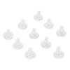 10PCS Nipple for Goats, Small Animal Milk Drink Nipple Soft Rubber Pacifier Replacement Nipple for Nursing Lambs and Goat Kids view 1