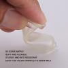 10PCS Nipple for Goats, Small Animal Milk Drink Nipple Soft Rubber Pacifier Replacement Nipple for Nursing Lambs and Goat Kids view 3
