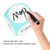 Alomejor Dry Erase Dice, Portable Cleanable Write On Wipe Off Reusable Educational Cubic Dice for Kids Teachers Classroom Home Adults view 2