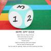 Alomejor Dry Erase Dice, Portable Cleanable Write On Wipe Off Reusable Educational Cubic Dice for Kids Teachers Classroom Home Adults view 4