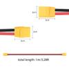 RIIEYOCA XT90 Male to XT90 Female Plug Connector,XT90 1M/3.3ft 10AWG Extension Wire,for RC Lipo Battery FPV Drone Large Model Airplane view 2