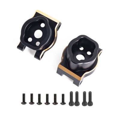 Brass Counter Weight Black Coating TRX4 Portal Axle Housing for 1/10 RC Crawler TRX6 TRX-4 Bronco Defender Upgrade (Portal Drive Axle Mount)