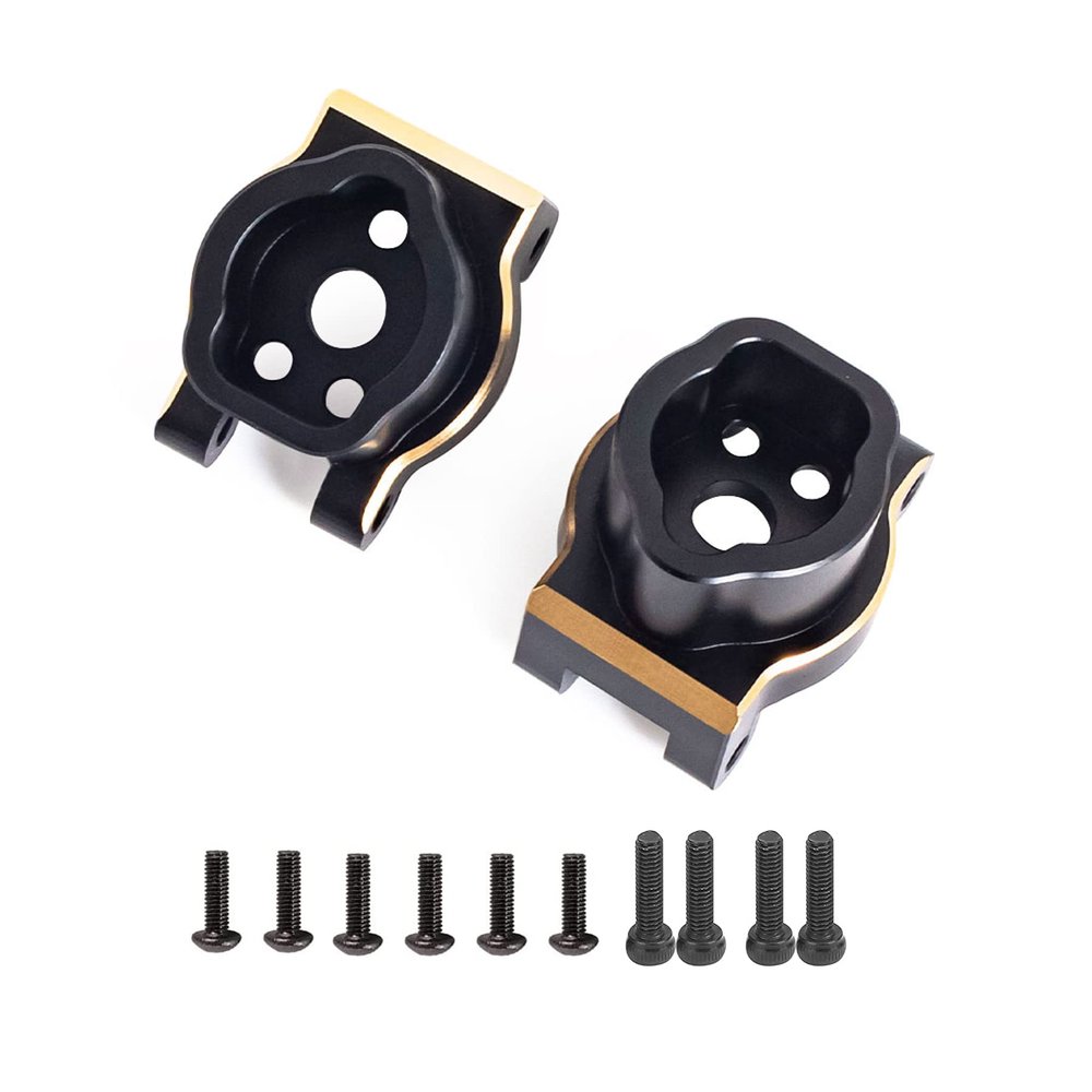 Brass Counter Weight Black Coating TRX4 Portal Axle Housing for 1/10 RC Crawler TRX6 TRX-4 Bronco Defender Upgrade (Portal Drive Axle Mount)