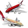 Crelloci Airplane Toys, Bump and Go Action, Pull Back Die Cast Model Plane with Lights & Sounds, 3D Anatomy View, Aircraft Vehicles Gift for Kids Toddler Boys Ages 3+(Red) view 1