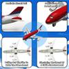 Crelloci Airplane Toys, Bump and Go Action, Pull Back Die Cast Model Plane with Lights & Sounds, 3D Anatomy View, Aircraft Vehicles Gift for Kids Toddler Boys Ages 3+(Red) view 3