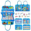 Toddler Busy Board for 1 Years Old, Montessori Toys Sensory Busy Book for Toddlers 1-3 Educational Activity Motor Skills, Kids Birthday Easter Valentines Gift for 2-4 Boy Airplane Car Travel Essential view 1