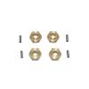 GPM for AXIAL-1/24 4WD SCX24 DEADBOLT-AXI90081/AXIAL-1/24 Jeep Wrangler JLU CRC-AXI00002 Copper Hex Connector 3MM Thick view 1
