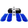 Ahoper Left Right Center Dice Game Prime Set with 3 Dices + 40 Chips. Left on The Product Means Pass 1 chip to The Left, Right on The Product Means Pass 1 chip to The Right.(Blue) view 2