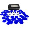 Ahoper Left Right Center Dice Game Prime Set with 3 Dices + 40 Chips. Left on The Product Means Pass 1 chip to The Left, Right on The Product Means Pass 1 chip to The Right.(Blue) view 3