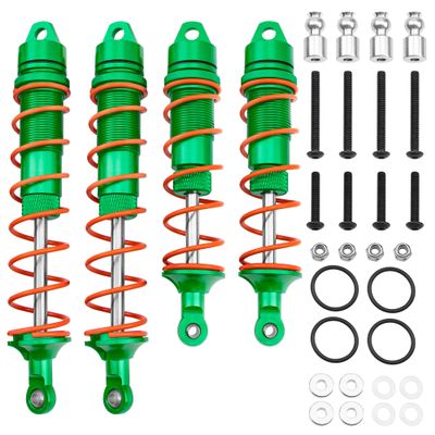 ShareGoo Aluminum Front & Rear Shock Absorber Damper Shocks Assembled Compatible with 1/8 Kraton 6S BLX Outcast 6S BLX Notorious 6S BLX RC Car Upgrade Part (Green)