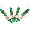 ShareGoo Aluminum Front & Rear Shock Absorber Damper Shocks Assembled Compatible with 1/8 Kraton 6S BLX Outcast 6S BLX Notorious 6S BLX RC Car Upgrade Part (Green) view 2