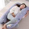 Pregnancy Pillow Cotton Maternity Pillow Nursing Pillow. with Removable Cover and Washable for Carrying The Abdomen, Neck and Lower Back (Color : A10, Size : 130X70CM) view 2