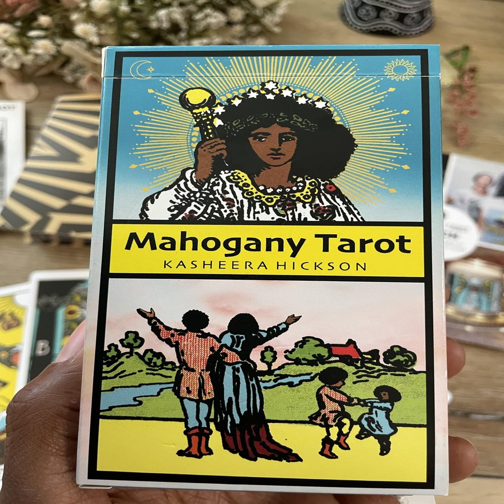 African American Tarot Cards - Black Tarot Deck Rooted in African Spirituality, Tarot Cards for Beginners with Guidebook, Divination Tools