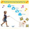 Marsjoy Musical Walking & Dancing Dog Toy with Leash - Interactive Plush Stuffed Animal for Boys & Girls view 2