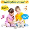 Marsjoy Musical Walking & Dancing Dog Toy with Leash - Interactive Plush Stuffed Animal for Boys & Girls view 3