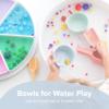 Inspire My Play - 3 x Nesting Bowls and Sieve - Perfect for Sensory PlayTray - Sensory Bin Accessories - Special Education Classroom Supplies - Montessori Education Toys - Green view 4