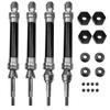 Vgoohobby Front & Rear Universal Drive Shaft CVD w/Wheel Hex Hub Compatible with 1/10 Traxxas Slash VXL 4x4 /Stampede VXL 4X4/Hoss VXL 4X4 RC Car Upgrade Part (Black) view 1