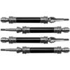 Vgoohobby Front & Rear Universal Drive Shaft CVD w/Wheel Hex Hub Compatible with 1/10 Traxxas Slash VXL 4x4 /Stampede VXL 4X4/Hoss VXL 4X4 RC Car Upgrade Part (Black) view 2