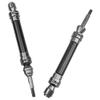 Vgoohobby Front & Rear Universal Drive Shaft CVD w/Wheel Hex Hub Compatible with 1/10 Traxxas Slash VXL 4x4 /Stampede VXL 4X4/Hoss VXL 4X4 RC Car Upgrade Part (Black) view 4