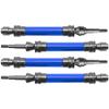 Vgoohobby Front & Rear Universal Drive Shaft CVD w/Wheel Hex Hub Compatible with 1/10 Traxxas Slash VXL 4x4 /Stampede VXL 4X4/Hoss VXL 4X4 RC Car Upgrade Part (Blue) view 2