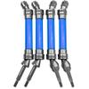 Vgoohobby Front & Rear Universal Drive Shaft CVD w/Wheel Hex Hub Compatible with 1/10 Traxxas Slash VXL 4x4 /Stampede VXL 4X4/Hoss VXL 4X4 RC Car Upgrade Part (Blue) view 3