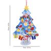 40.6in DIY Felt Christmas Tree Set,Childrens Felt Christmas Tree, Wall Hanging Felt Xmas Christmas Tree with 32pcs Ornaments for Children Home Door Window Christmas, Childrens Felt Christmas Tre view 2