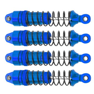 Vgoohobby Aluminum Front & Rear Shocks Absorber Dampers Suspension Shocks #7660 7665 Compatible with Traxxas 1/18 LaTrax Teton Desert Prerunner RC Car (Blue)