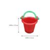 10pcs Miniature Beach Buckets Decor: 2.5cm/1inches Mini Plastic Beach Pail Sandbox Toy for Doll - Handmade Small Water Buckets Model view 4