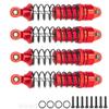 Vgoohobby Aluminum Front & Rear Shocks Absorber Dampers Suspension Shocks #7660 7665 Compatible with Traxxas 1/18 LaTrax Teton Desert Prerunner RC Car (Red) view 1
