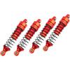 Vgoohobby Aluminum Front & Rear Shocks Absorber Dampers Suspension Shocks #7660 7665 Compatible with Traxxas 1/18 LaTrax Teton Desert Prerunner RC Car (Red) view 3