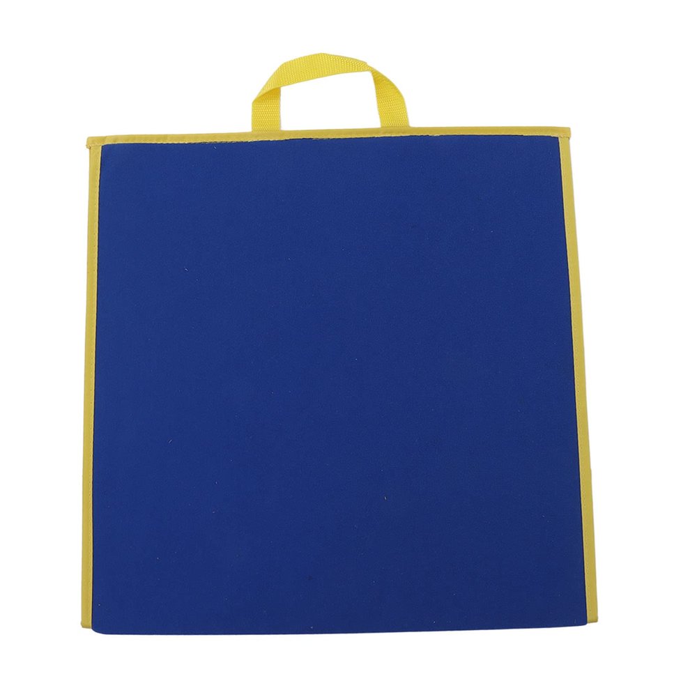Foldable Felt Board, Foldable Felt Flannel Board Educational Freestanding Double Sided Portable Teaching for Early Learning (Blue Green)