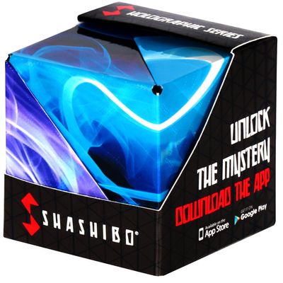 Shashibo Shape Shifting Box - Award-Winning STEM Fidget Toy with Ultra Strong Magnets - Puzzle Cube Transforms Into 100+ Shapes, Perfect Sensory Gift for Kids, Teens, and Adults (Vapor)